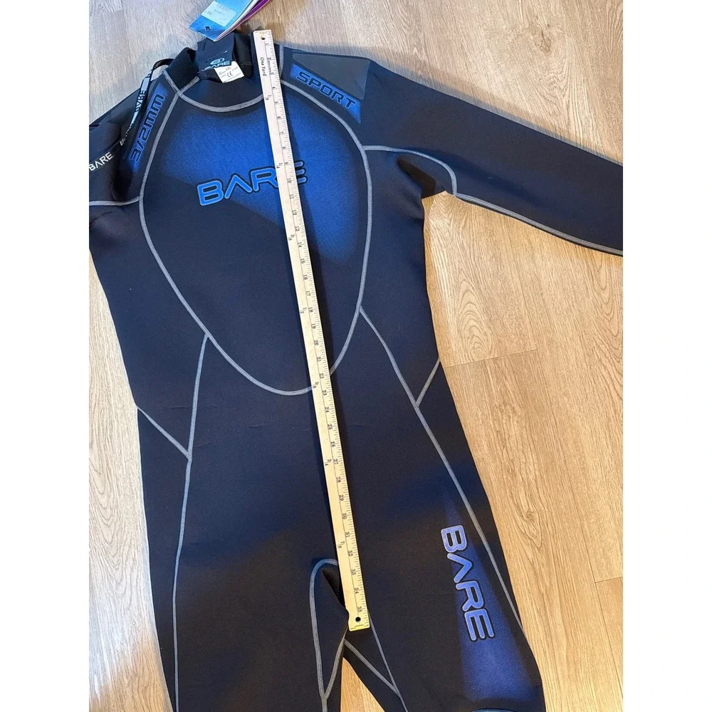 Bare Wetsuit Mens 2XL Blue New 3/2mm Sport Full Scuba Diving Surfing SC1180071